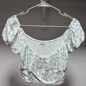 small floral crop top